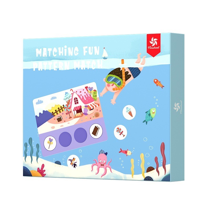 Pinwheel Mainan Edukasi Matching Fun Latih Konsentrasi Motorik Halus Anak TK Usia 3 Hingga 6 Tahun