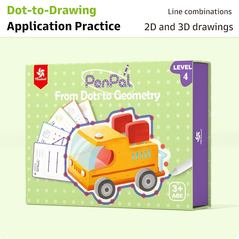 Pinwheel PenPal Kartu Latihan Kontrol Pena Bisa Dihapus Mainan Edukasi Preschool Anak 3 Tahun