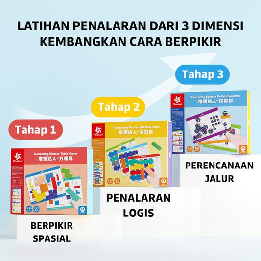 Pinwheel Reasoning Master Mainan Logika Penalaran Spasial Latih Konsentrasi Anak Usia 4 Tahun