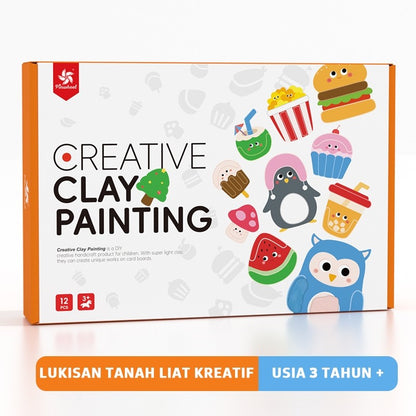 Pinwheel Creative Clay Painting DIY Mainan Edukasi Plastisin Anak Latih Imajinasi 3 Tahun Ke Atas