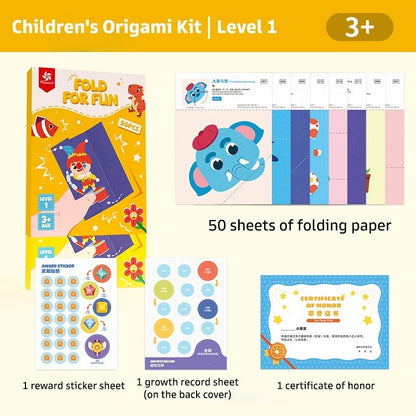Pinwheel Fold for Fun Mainan DIY Lipat Kertas Anak Edukasi Kreativitas Seni Kreasi 3 Tahun Ke Atas