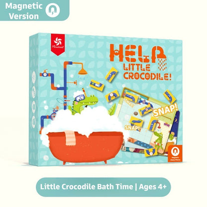 Pinwheel Help Little Crocodile Permainan Logika Buaya Mandi Mainan Edukasi Anak Usia 3 Tahun Ke Atas