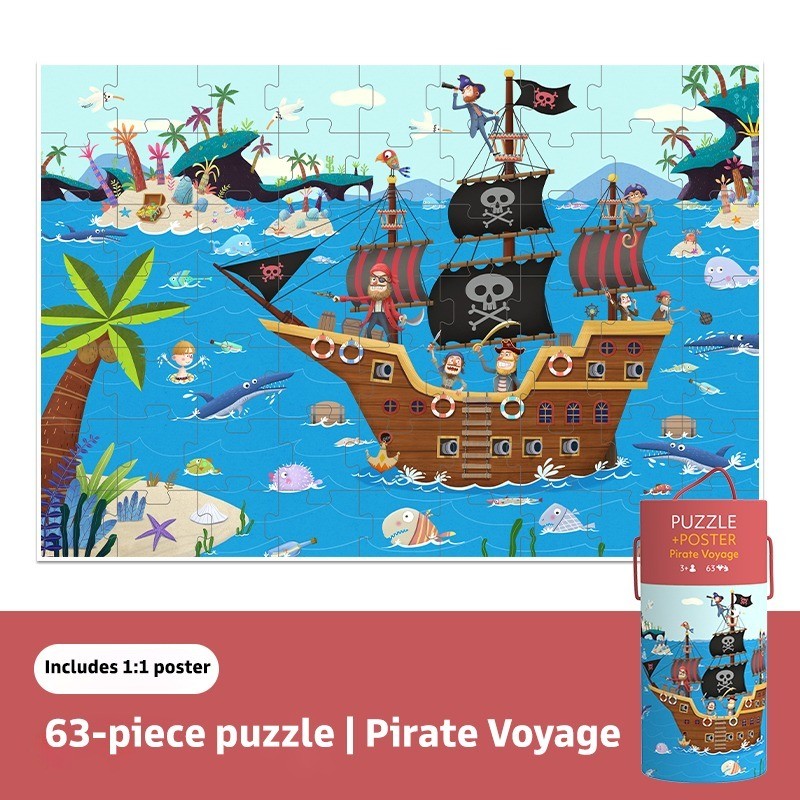 Pinwheel Jigsaw Puzzle 63 Celengan Edukasi Anak Latih Fokus Pengamatan Kreativitas 3 Tahun Ke Atas
