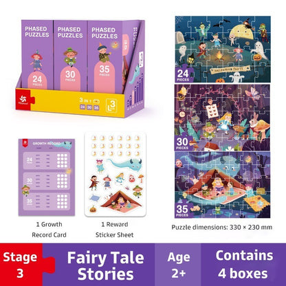 Pinwheel Phased Puzzle Anak Bertingkat Edukasi Melatih Fokus Motorik Halus Usia 1.5 Tahun Ke Atas