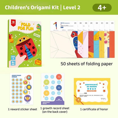 Pinwheel Fold for Fun Mainan DIY Lipat Kertas Anak Edukasi Kreativitas Seni Kreasi 3 Tahun Ke Atas
