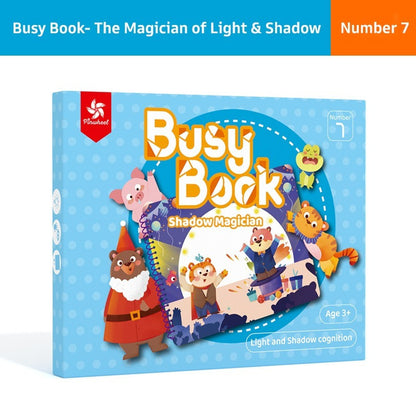 Pinwheel Busy Book Buku Aktivitas Anak 2 Tahun Montessori Mainan Edukasi Balita Velcro Set 1 Buku