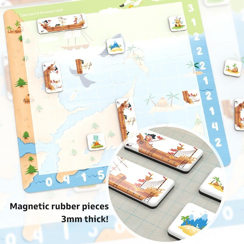 Pinwheel Colombus Discover The World Mainan Papan Edukatif Anak Usia 6+ Pemikiran Logis Angka