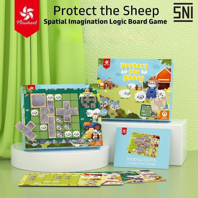 Pinwheel Protect the Sheep Logic Games Logical Reasoning Games Mainan Edukasi Anak