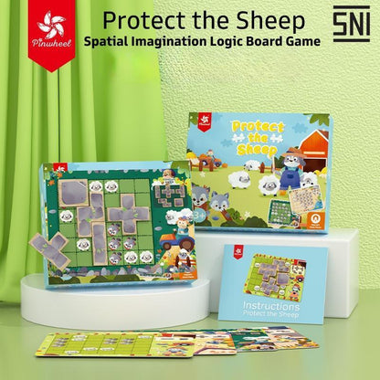 Pinwheel Protect the Sheep Logic Games Logical Reasoning Games Mainan Edukasi Anak