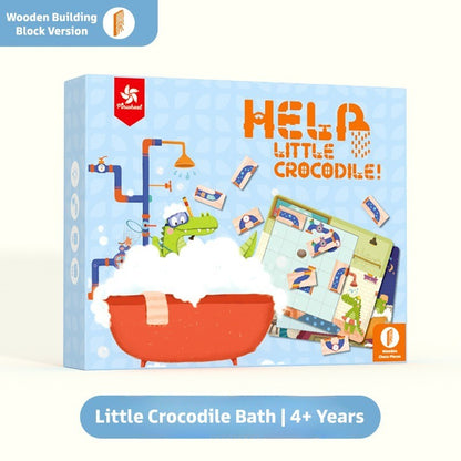 Pinwheel Help Little Crocodile Permainan Logika Buaya Mandi Mainan Edukasi Anak Usia 3 Tahun Ke Atas