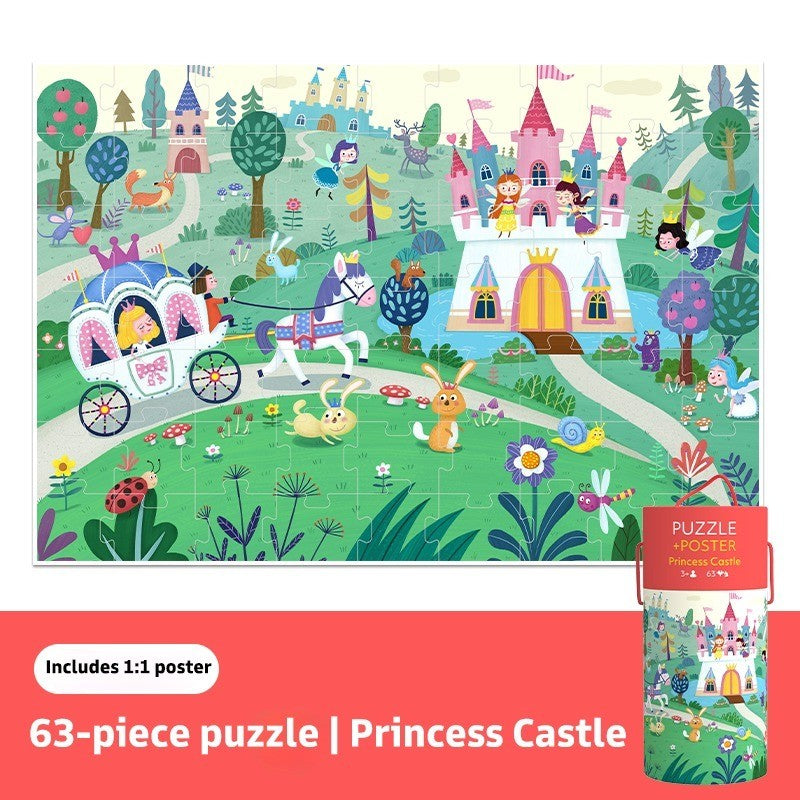 Pinwheel Jigsaw Puzzle 63 Celengan Edukasi Anak Latih Fokus Pengamatan Kreativitas 3 Tahun Ke Atas