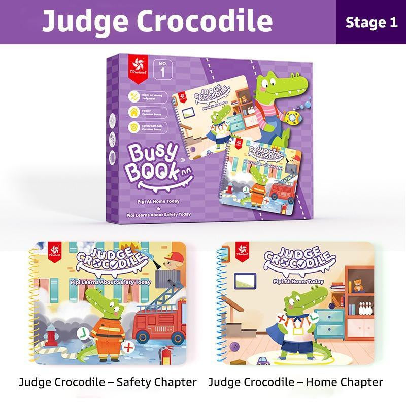 Pinwheel Busy Book Buku Aktivitas Perilaku Anak Montessori Mainan Edukasi Balita Velcro Set 2 Buku