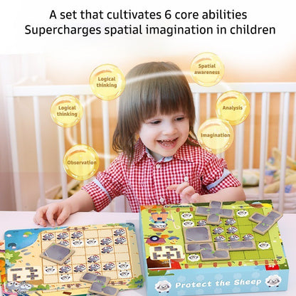 Pinwheel Protect the Sheep Logic Games Logical Reasoning Games Mainan Edukasi Anak