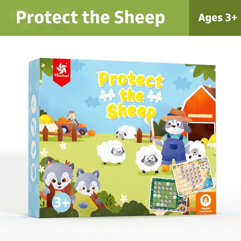Pinwheel Protect the Sheep Logic Games Logical Reasoning Games Mainan Edukasi Anak