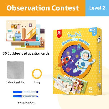 Pinwheel PenPal Focus Series Kartu Latihan Konsentrasi Anak Bisa Dihapus Mainan Edukasi 3 Tahun