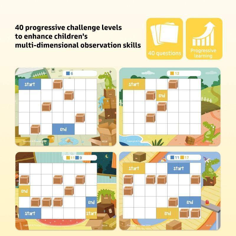Pinwheel Little Crocodile Push the Box Mainan Edukasi Anak