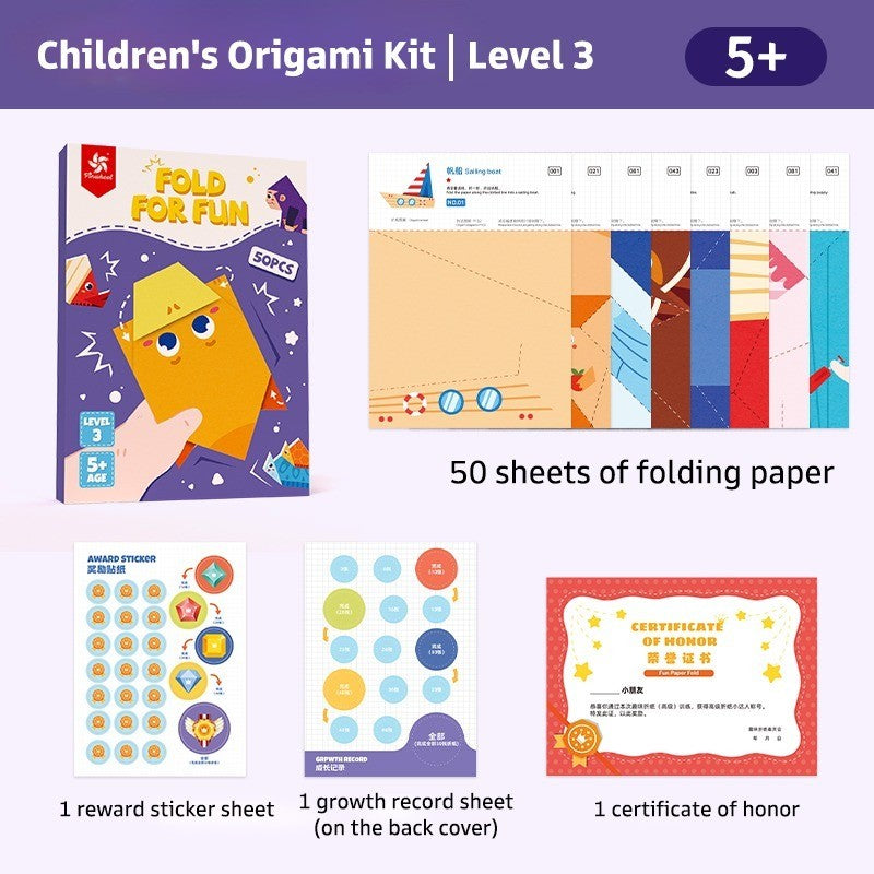 Pinwheel Fold for Fun Mainan DIY Lipat Kertas Anak Edukasi Kreativitas Seni Kreasi 3 Tahun Ke Atas