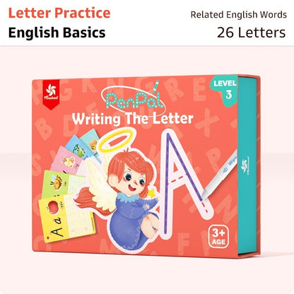 Pinwheel PenPal Kartu Latihan Kontrol Pena Bisa Dihapus Mainan Edukasi Preschool Anak 3 Tahun