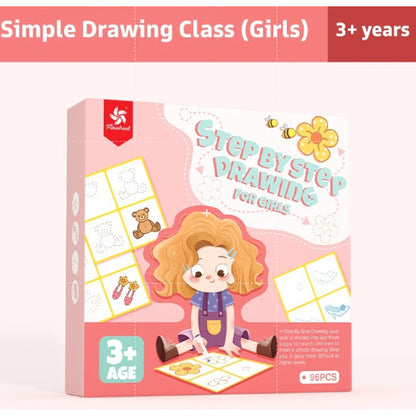 Pinwheel Step by Step Drawing Mainan Edukasi Belajar Menggambar Anak Papan Lukis 3 Tahun Ke Atas