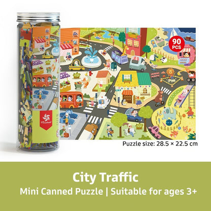 pinwheel Puzzle Kidsmile 90Pcs mini Anak Mainan Edukasi Anak Kayu Jigsaw