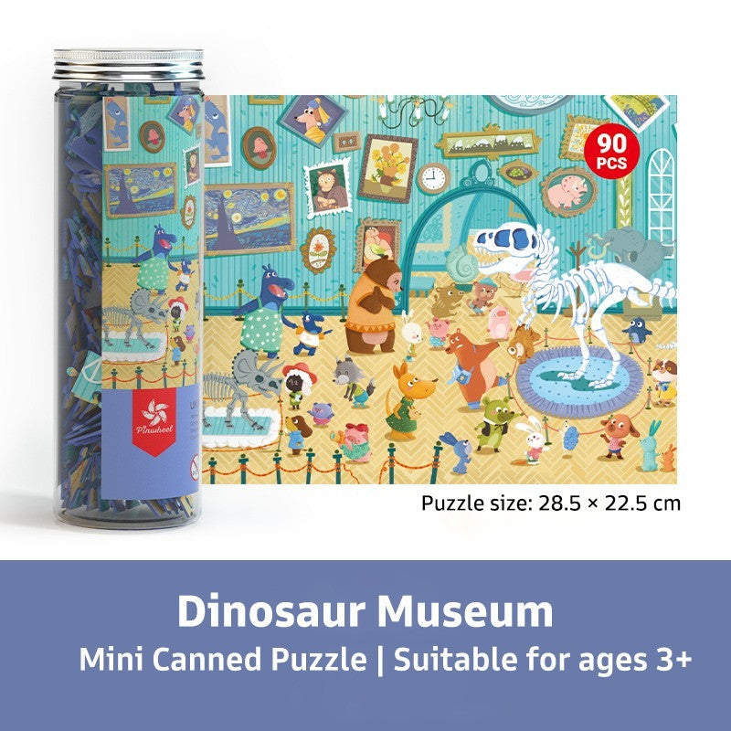 pinwheel Puzzle Kidsmile 90Pcs mini Anak Mainan Edukasi Anak Kayu Jigsaw