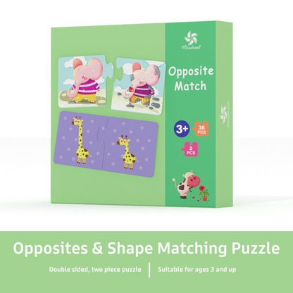 Pinwheel Educational Matching Puzzle Latih Pengenalan Hewan Lawan Kata Motorik Halus 3 Tahun Ke Atas