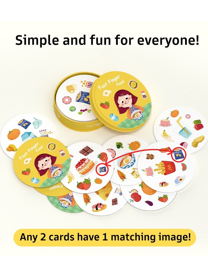 Pinwheel Fast Finger Kartu Flash Card Edukasi Anak Mengenal Huruf Benda Latihan Reaksi Keluarga