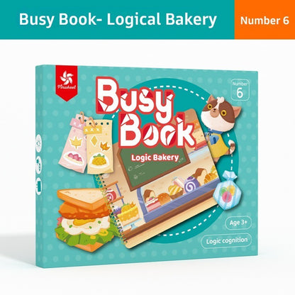 Pinwheel Busy Book Buku Aktivitas Anak 2 Tahun Montessori Mainan Edukasi Balita Velcro Set 1 Buku