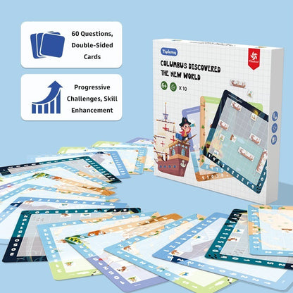 Pinwheel Colombus Discover The World Mainan Papan Edukatif Anak Usia 6+ Pemikiran Logis Angka