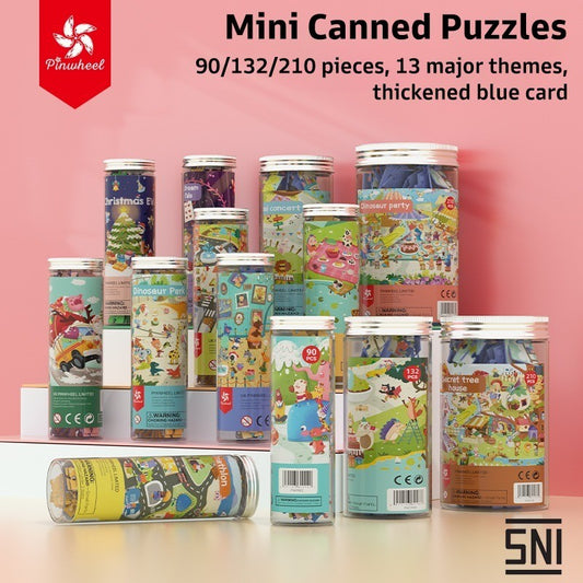 pinwheel Puzzle Kidsmile 132 Pcs mini Puzzle Anak Mainan Edukasi Anak Puzzle Kayu Jigsaw puzzle