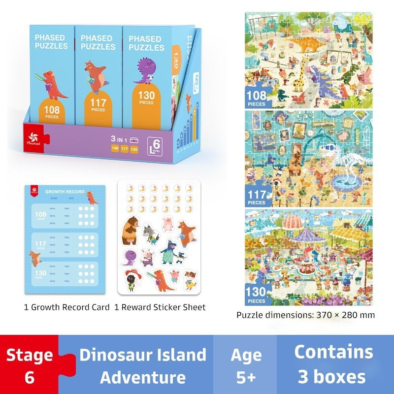 Pinwheel Phased Puzzle Anak Bertingkat Edukasi Melatih Fokus Motorik Halus Usia 1.5 Tahun Ke Atas