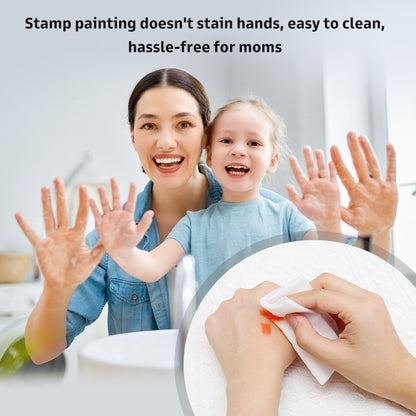 Pinwheel Colorful Stamp Set Stempel Warna Anak Mainan Edukasi Seni Bertingkat 3 Tahun Ke Atas