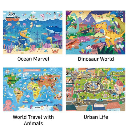 pinwheel Puzzle Kidsmile 48 Pcs Puzzle Anak Puzzle Mainan Edukasi Anak Puzzle Kayu Jigsaw puzzle