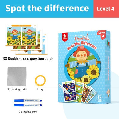 Pinwheel PenPal Focus Series Kartu Latihan Konsentrasi Anak Bisa Dihapus Mainan Edukasi 3 Tahun