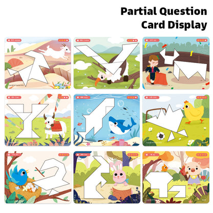 Pinwheel Magical Tangram Expansion Question Cards Mainan Edukasi Anak