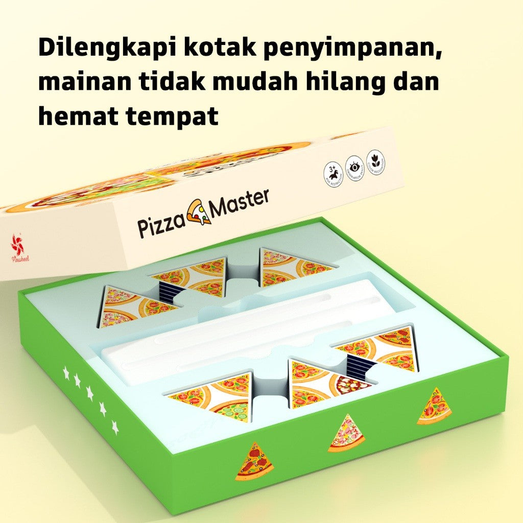 Pinwheel Pizza Master Permainan Meja Edukatif Seru Permainan Keluarga Anak Usia 3 Tahun Ke Atas