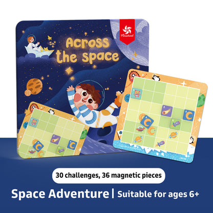 Pinwheel Sudoku Logic Game Mini Mainan Edukatif Magnetik Tema Hewan Latih Logika Fokus Anak 3 Tahun