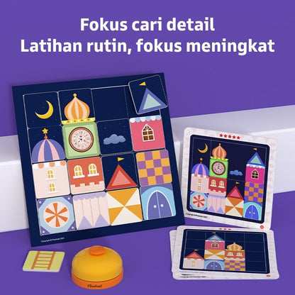 Pinwheel toys Putting Put Permainan Edukatif Anak Usia 6 Tahun Latih Fokus Logika Bidak Magnet