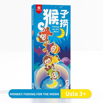 PinwheelToys Monkey Fishing for the Moon – Mainan Edukasi Anak Interaktif untuk Latih Logika & Fokus