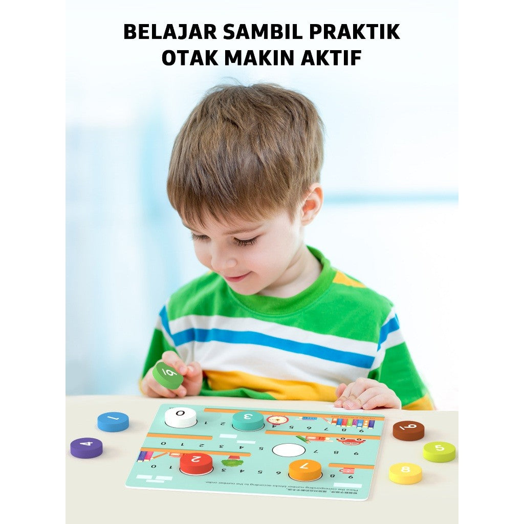 Pinwheel Early Education Box Mainan Montessori Anak 2 6 Tahun Latihan Kognitif Motorik Sensori