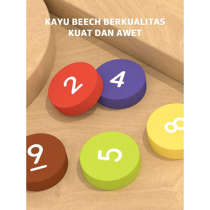 Pinwheel Early Education Box Mainan Montessori Anak 2 6 Tahun Latihan Kognitif Motorik Sensori