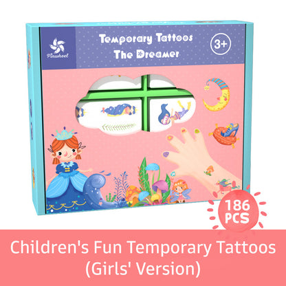 Pinwheel Temporary Tattoos Tato Sementara Anak Aman Tahan Air Mudah Dibersihkan Usia 3 Tahun Ke Atas