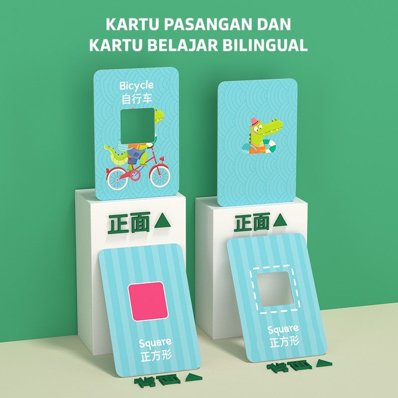 Pinwheel My First Animal Matching Cards Mainan Edukasi Anak Balita Kartu Pencocokan Hewan