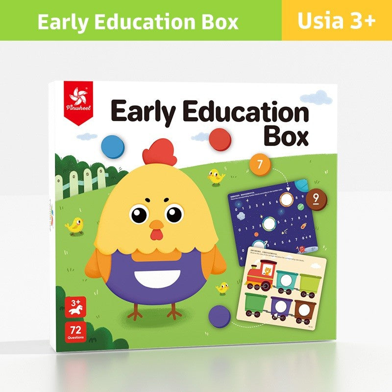 Pinwheel Early Education Box Mainan Montessori Anak 2 6 Tahun Latihan Kognitif Motorik Sensori