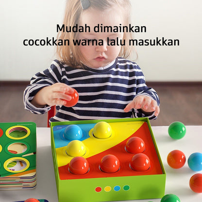 Pinwheel Rainbow Bobo Christmas Bobble Ball Mainan Edukasi Anak 2 Tahun Koordinasi Tangan Mata