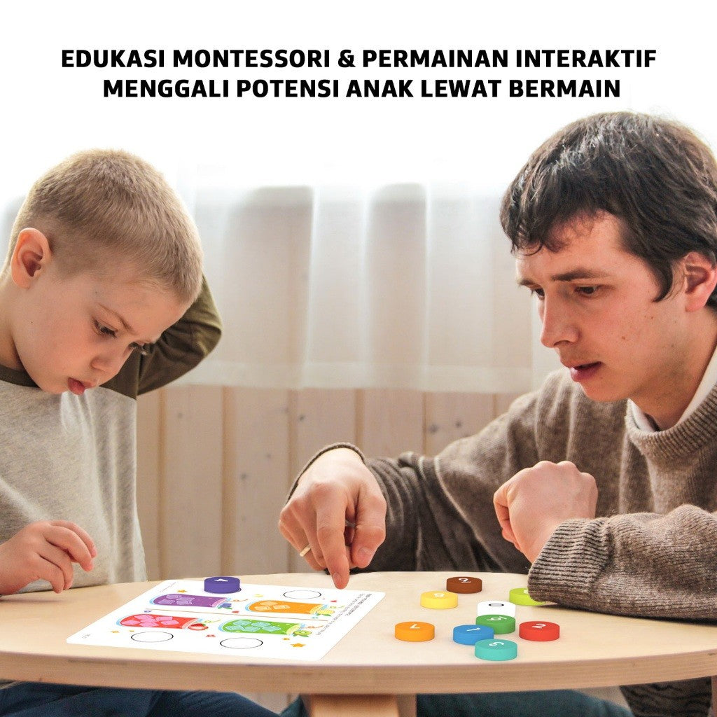 Pinwheel Early Education Box Mainan Montessori Anak 2 6 Tahun Latihan Kognitif Motorik Sensori