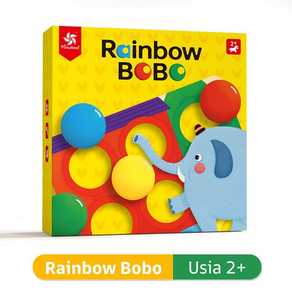 Pinwheel Rainbow Bobo Christmas Bobble Ball Mainan Edukasi Anak 2 Tahun Koordinasi Tangan Mata