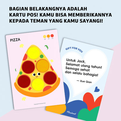 Pinwheel Felt Sticker DIY Mainan Edukasi Montessori Busa Lembut Kreatif Anak 3 Tahun Ke Atas