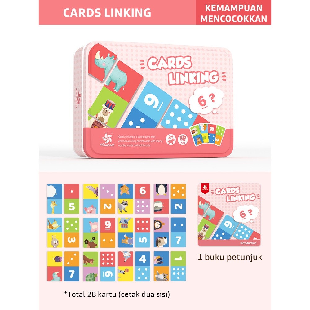 Pinwheel Mainan Keluarga Kotak Besi Edukasi Latih Logika Daya Ingat Motorik Halus 3 Tahun Ke Atas