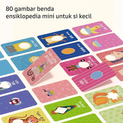 Pinwheel My First Animal Matching Cards Mainan Edukasi Anak Balita Kartu Pencocokan Hewan
